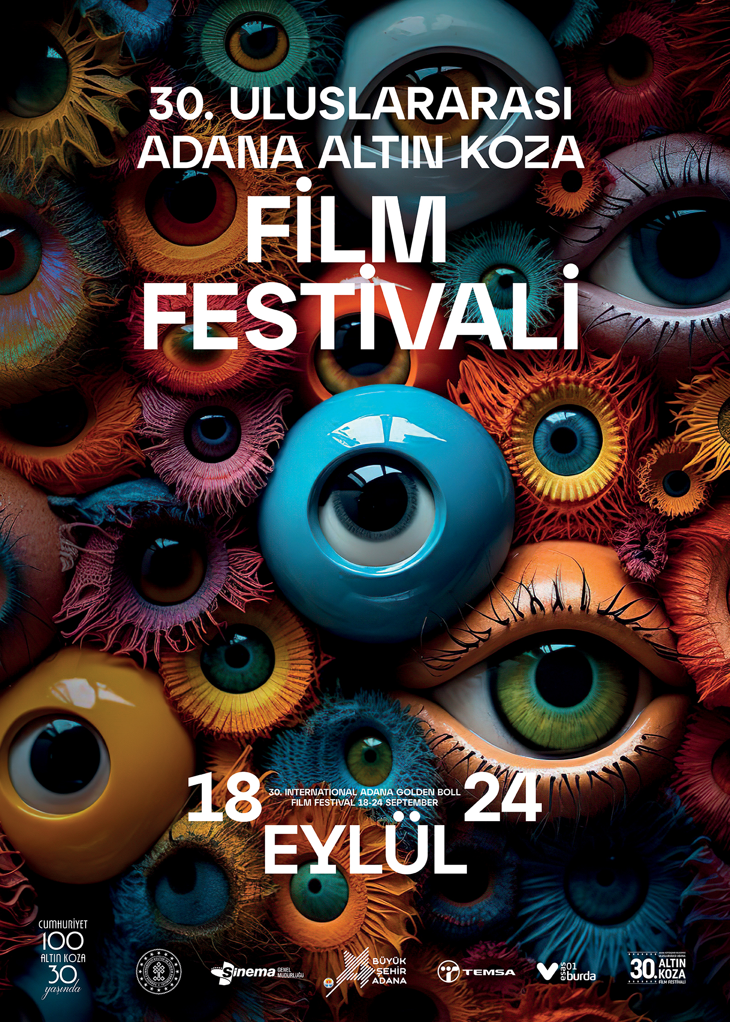 30. ULUSLARARASI ADANA ALTIN KOZA FİLM FESTİVALİ’NİN AFİŞİ YAYINLANDI