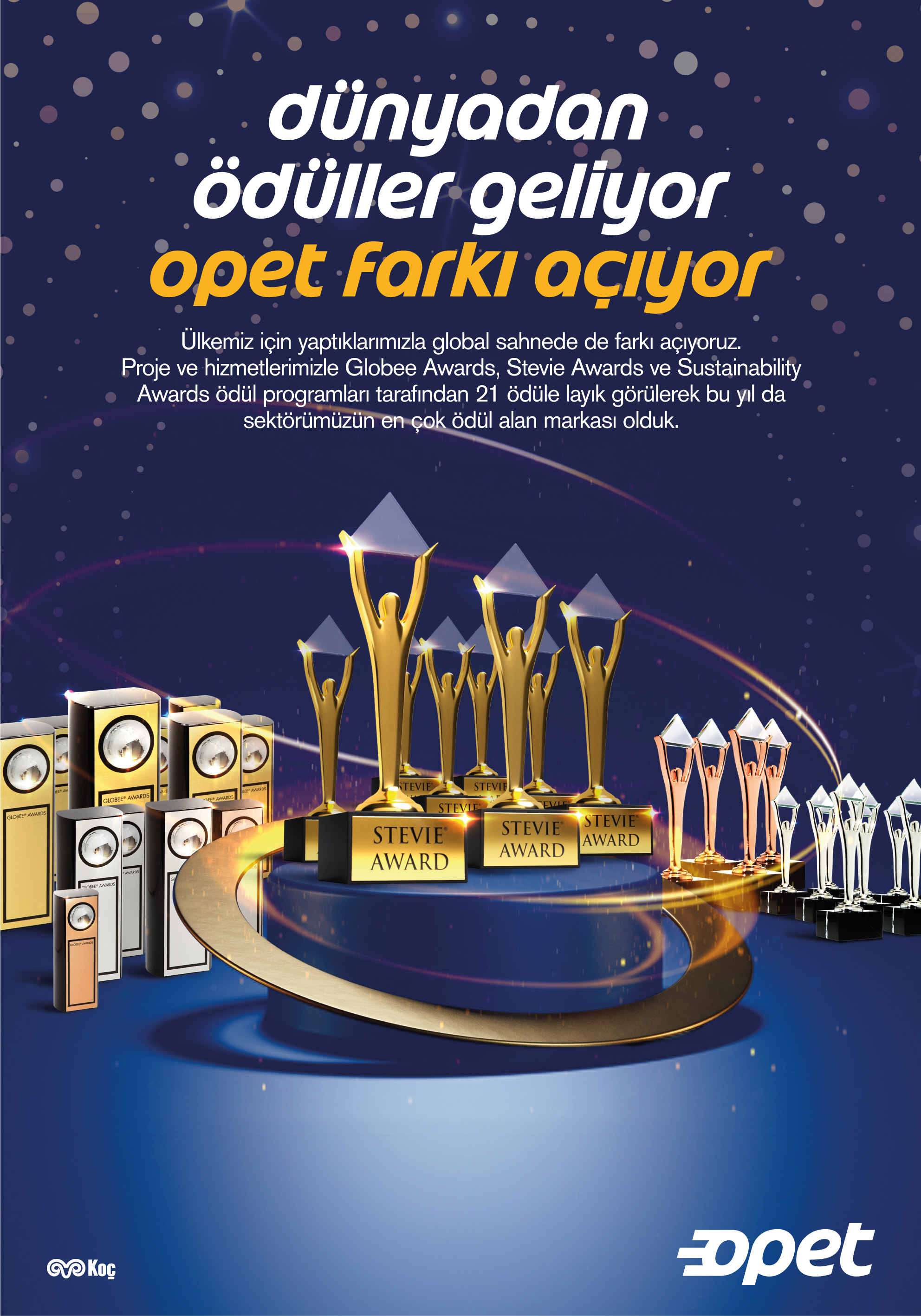 OPET, global ödülleri ile yine “dünyanın en iyileri” arasında