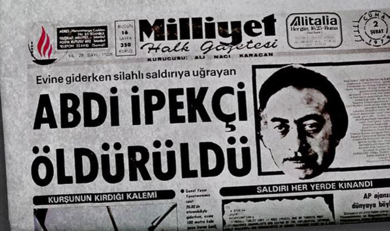 Abdi İpekçi öldürüldü