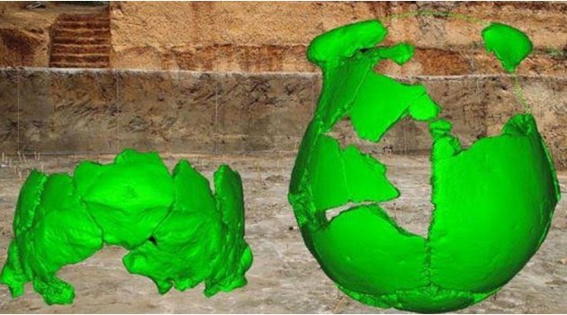 100 bin yıllık Neanderthal ve Homo Sapiens özellikleri karışımı kafatasları bulundu