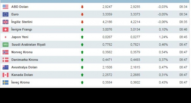 gunluk doviz kurlari 9 mayis 2016 ekonomi dunya dergisi