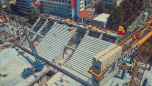 Göztepe'nin stadı yükseliyor