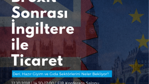 Egeli ihracatçılar Brexit fırsatlarını radarına alacak