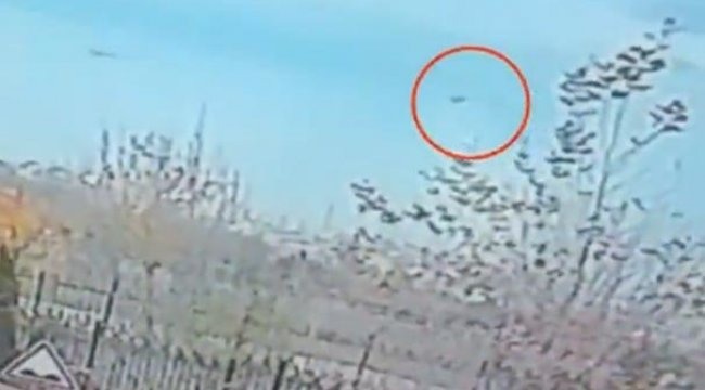 İşte İstanbul'da askeri helikopterin düşme anı