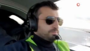 Selçuk Bayraktar, hava aracı ile ilk seferini İstanbul'dan Tekirdağ'a yaptı