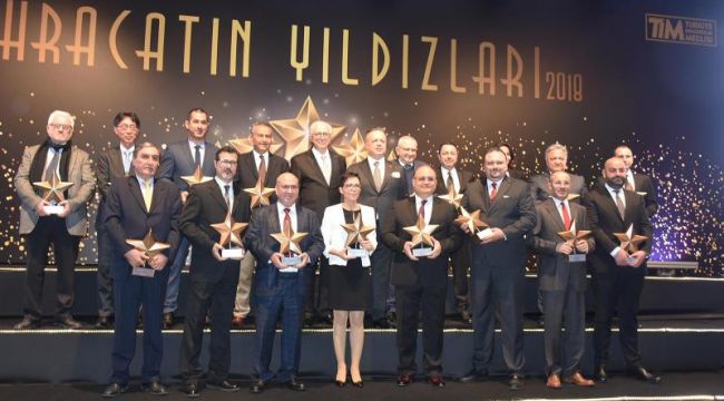 İhracatın yıldızları ödüllendirildi