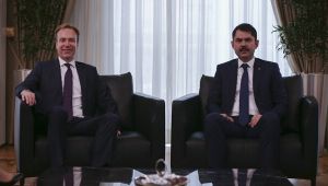 Kurum, Dünya Ekonomik Forumu Başkanı Brende'yi kabul etti