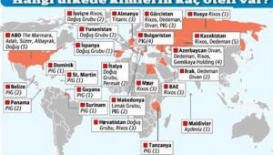 TÜRK FİRMA VE MARKALARIN HANGİ ÜLKEDE KAÇ OTELİ VAR?