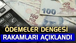 Ödemeler dengesi rakamları açıklandı