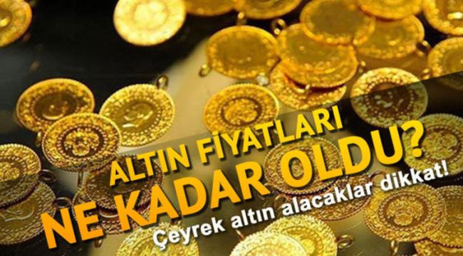 Kapalıçarşı'da altının kapanış fiyatları