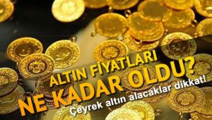 Kapalıçarşı'da altının kapanış fiyatları
