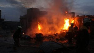 Rejim güçleri Halep’in batısında yerleşim alanlarını vurdu: 9 öldü