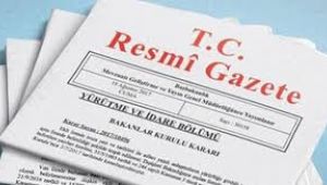 Resmi Gazete'de bugün