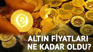 Altının kapanış fiyatları