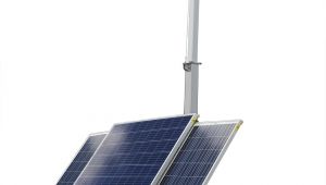 Solar Aydınlatma Kulesi enerjisini güneşten alıyor