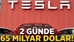 Tesla 2 günde 65 milyar dolar değer kaybetti