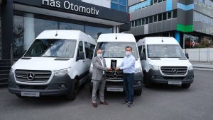 Mercedes-Benz Otomotiv Hafif Ticari Araçlar, Ofses Turizm’e 18 adet Sprinter teslim etti