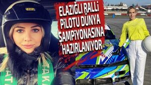Elazığlı ralli pilotu Merve Mermer, Umman’da yapılacak dünya şampiyonasına hazırlanıyor