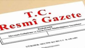 Resmi Gazete'de bugün