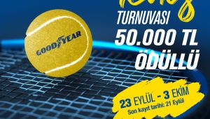 Goodyear, Kategori-1 Senyör Tenis Turnuvası'na sponsor oldu