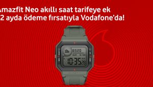 Retro-Dijital Tasarımlı Akıllı Saat Amazfit Neo Vodafone’da