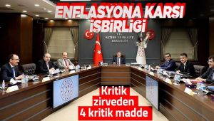 Fiyat İstikrarı Komitesi 2. toplantısında 'enflasyonla mücadele' vurgusu