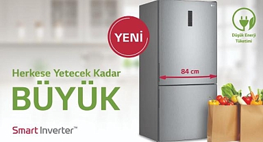 LG'den Büyük Ailelere Özel Geniş Buzdolabı