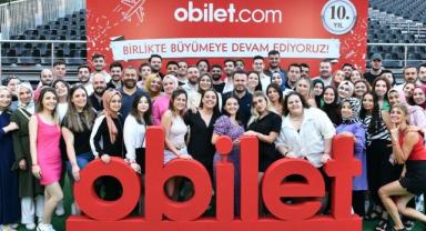 TÜRKİYE'NİN EN HIZLI BÜYÜYEN SEYAHAT FİRMASI OBİLET, SEKTÖRDEKİ 10. YILINI ÇALIŞANLARIYLA KUTLADI