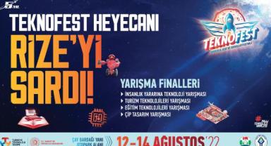 TEKNOFEST Şimdi Nerededir? TEKNOFEST Rüzgârı Rize’dedir…