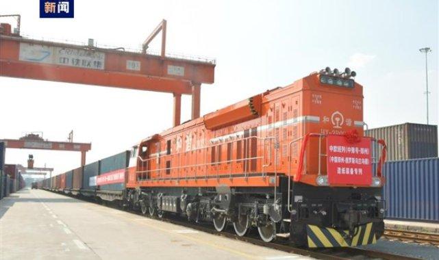 Çin ile Avrupa arasındaki yeni demiryolu hattında bir tren daha yola çıktı
