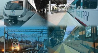 Marmaray, Başkentray ve İzban ile 1,6 milyar kişi seyahat etti