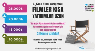 TSPB'nin "Kısa Film Yarışması" başvuru tarihi uzatıldı