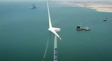 Çin, 252 metre çapa sahip dünyanın en büyük rüzgar türbinini inşa etti
