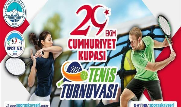Kayseri’den 29 Ekim’e özel tenis turnuvası