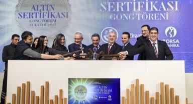 Borsada gong Darphane Altın Sertifikası için çaldı