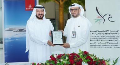 Emirates ile GDRFA arasında biyometrik veri anlaşması imzanladı