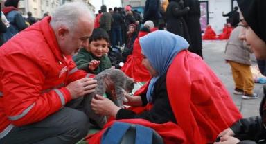 Kızılaydan Düzce'deki afetzedelere destek