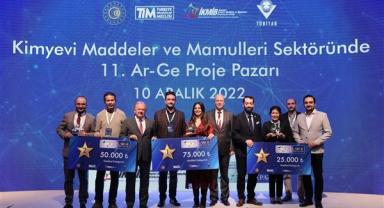 11. Kimya Ar-Ge Proje Pazarı’nda 900 bin lira ödül verildi