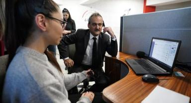 BAKAN ÖZER'DEN MEBİM'E ZİYARET