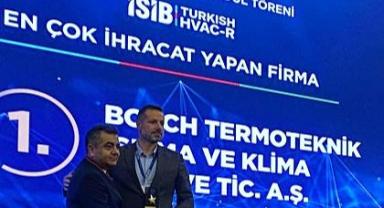 Bosch Termoteknik, gerçekleştirdiği ihracatla bu yıl da iklimlendirme sektörünün birincisi