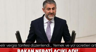 NEBATİ'DEN SEVİNDİREN GELİR VERGİSİ AÇIKLAMASI