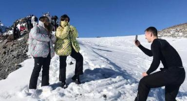 Yabancı fenomenler Erciyes’e çıkarma yaptı