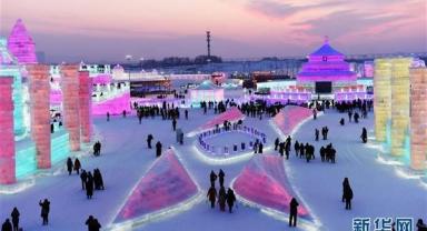 39. Harbin Uluslararası Buz ve Kar Heykel Festivali başladı