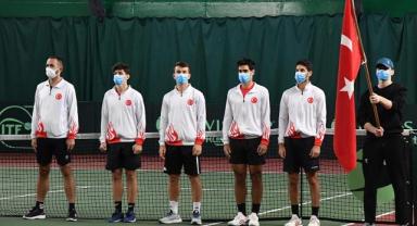 A Milli Erkek Tenis Takımı, Davis Kupası'na iyi başladı