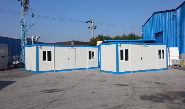 Amasya'da prefabrik ev ve konteyner üreticileri depremzedeler için mesaide
