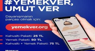 Başkentte depremzede vatandaşlar için “YemekVer” dayanışma kampanyası