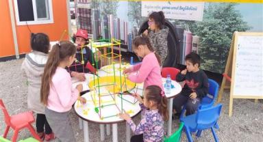 Beylikdüzü Belediyesi, İskenderun’daki çadır kentte psikososyal destek veriyor