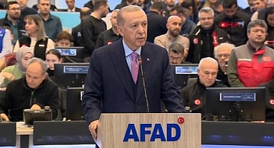 Cumhurbaşkanı Erdoğan'dan Deprem Açıklaması