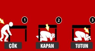 Deprem sırasında yapılması gerekenler