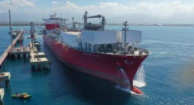 Ertuğrul Gazi FSRU, deprem sonrası gaz talebini karşılamak için tam kapasite çalıştı